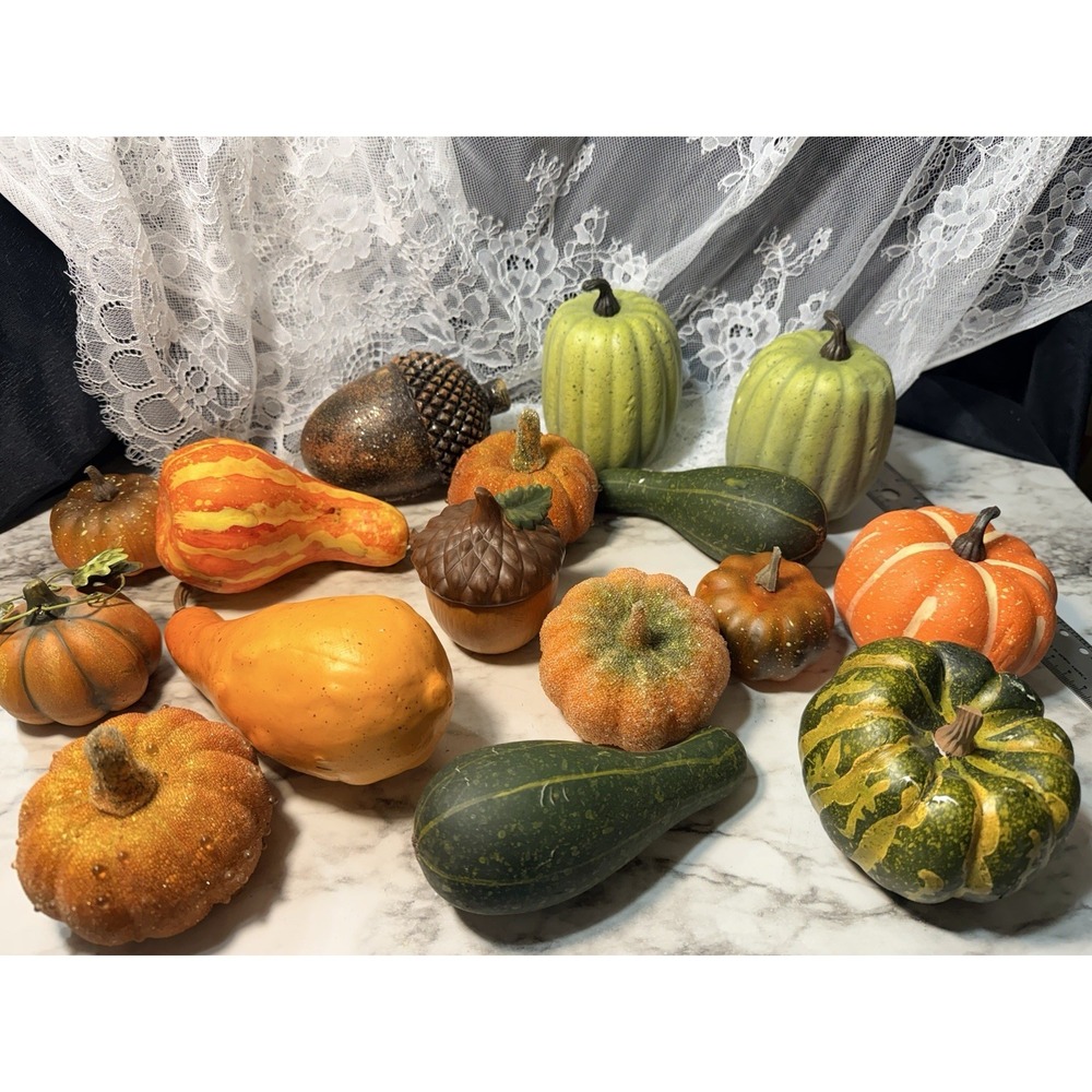 VTG‎ 16PC Fall Vegetable Realistic Look (P2933)